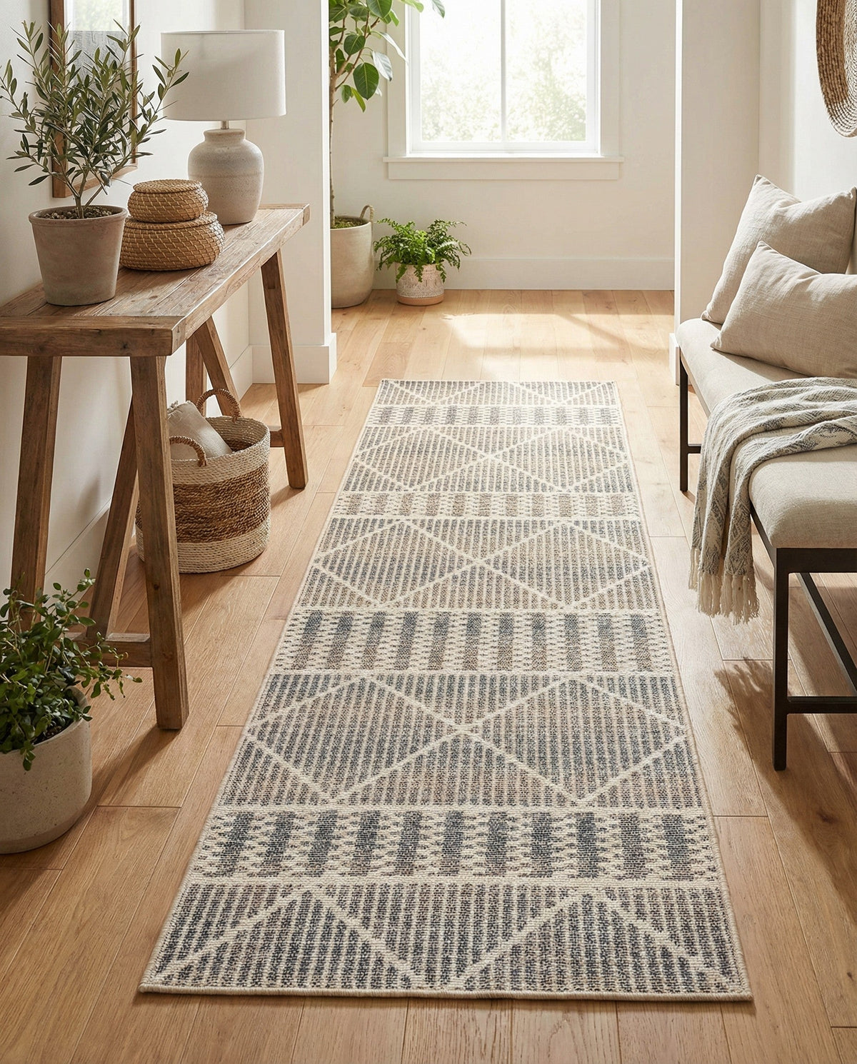 Savannah Pergola Collection Area Rug -  Glade Runner Gray  lifestyle 154