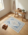 Savannah Series Collection Area Rug -  Augusta (Sky blue) Rectangle Sky blue  lifestyle 25