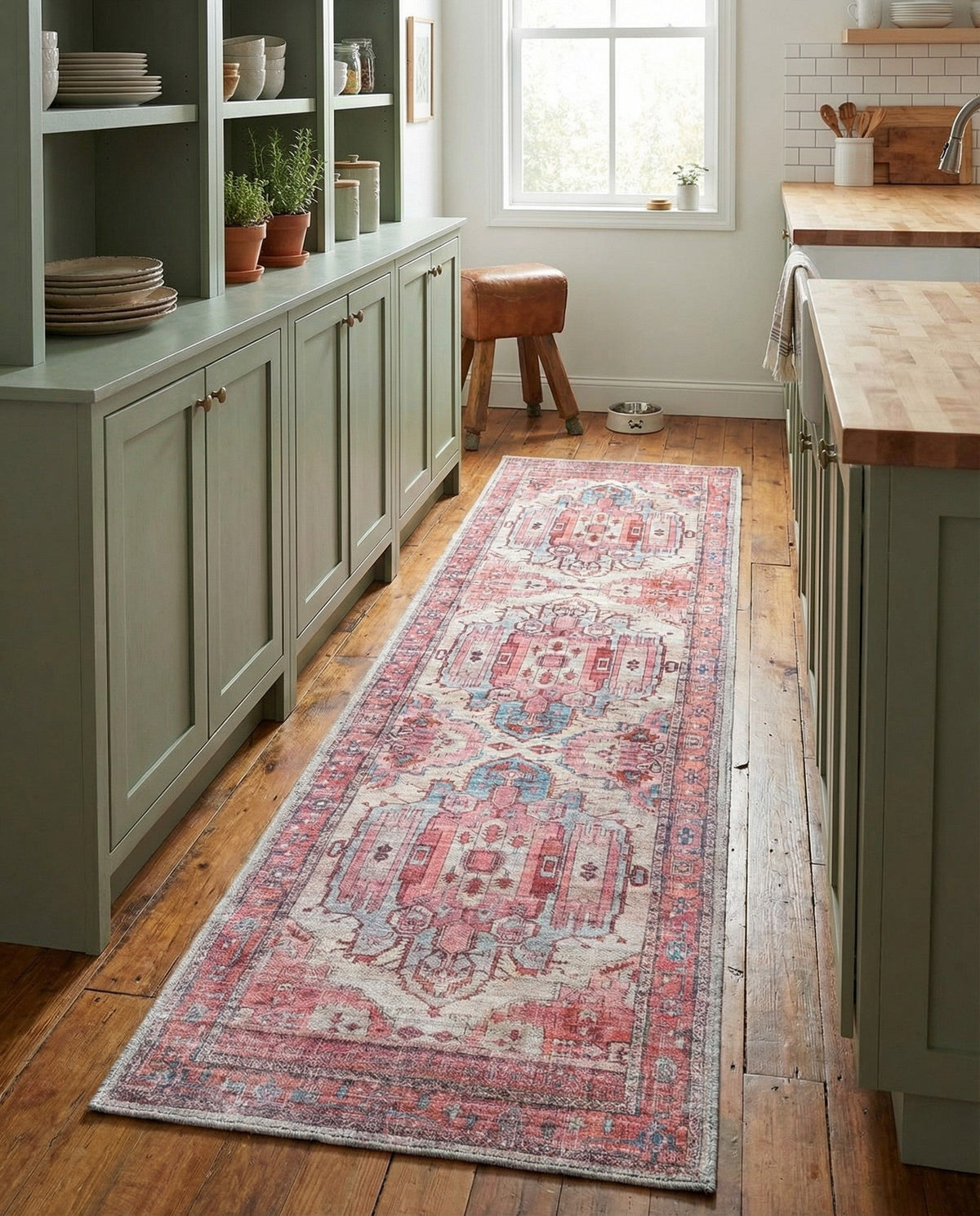 Zahara Oasis Collection Area Rug - Sahara Runner Beige  lifestyle 140