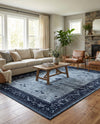 Horizon Collection Area Rug -  Apex (Blue) Rectangle Blue  lifestyle 18