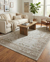 Horizon Collection Area Rug -  Apex (Light Gray) Rectangle Light Gray  lifestyle 12