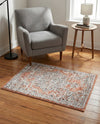 Mykonos Manor Collection Area Rug -  Tinos (Salmon Pink) Rectangle Salmon Pink  lifestyle 10