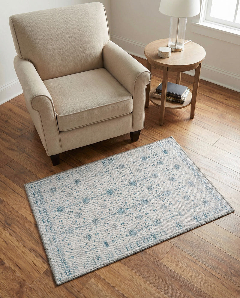 Heritage Elegance Collection Area Rug -  Chatsworth Rectangle Ivory  lifestyle 36