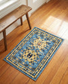 Tabriz Tapestries Collection Area Rug - Azerbaijan (Light Blue) Rectangle Light Blue  lifestyle 16