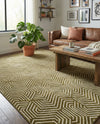 Aravalli Collection Area Rug - Udaipur Rectangle Olive Green  lifestyle 59