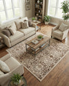 Andes Summit Collection Area Rug -  Merida Square Dark Beige  lifestyle 41