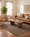 Osian Looms Collection Area Rug - Mumbai Rectangle Black  lifestyle 35