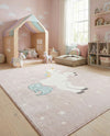 Wonder Tykes Collection Area Rug -  Tangle Rectangle Pink  lifestyle 12