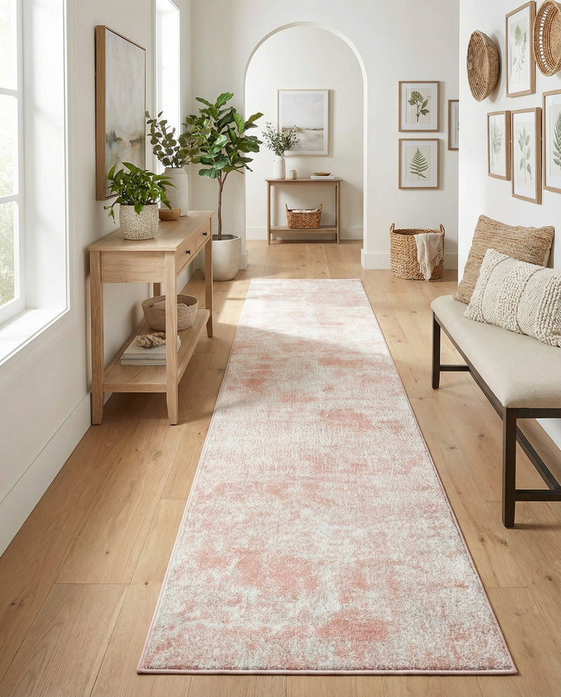 Luminara Sands Collection Area Rug - Elysium (Carnation Pink) Runner Carnation Pink  lifestyle 51