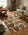 Bistro Lounge Collection Area Rug -  Breve Rectangle Cream  lifestyle 7
