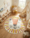 Wonder Tykes Collection Area Rug -  Mirage Round Ivory  lifestyle 14
