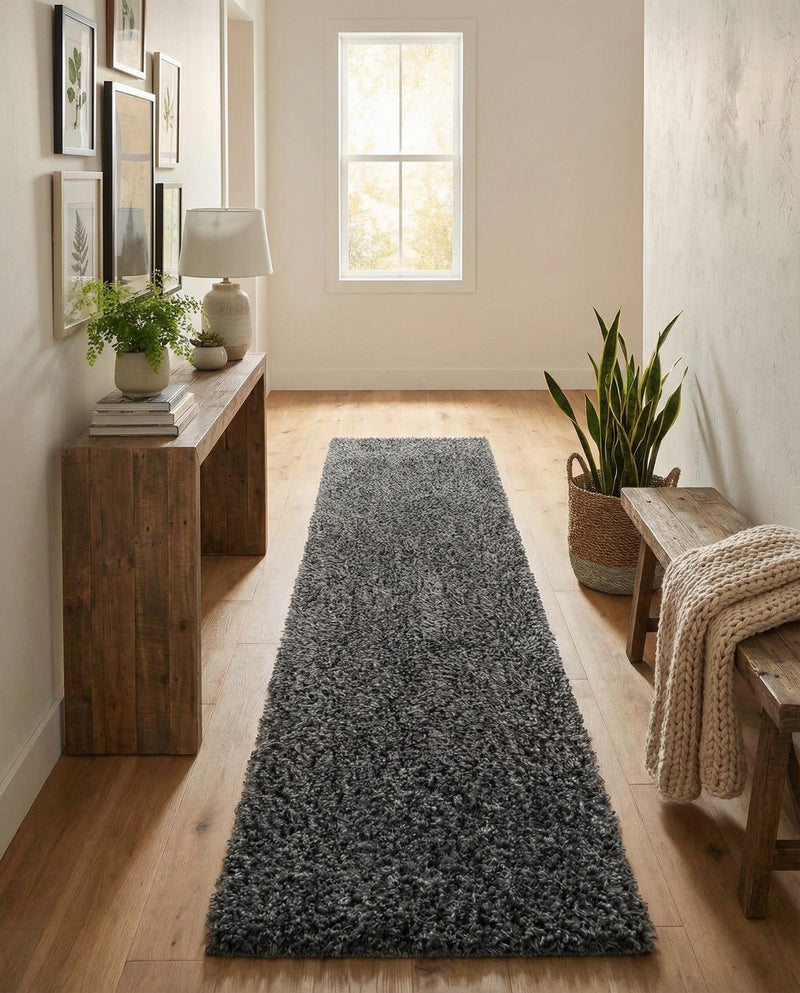 Alpine Plush Collection Area Rug -  Cortina (Peppercorn) Runner Peppercorn  lifestyle 79