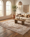 Coastal Manor Collection Area Rug -  Pelican Rectangle Khaki  lifestyle 38