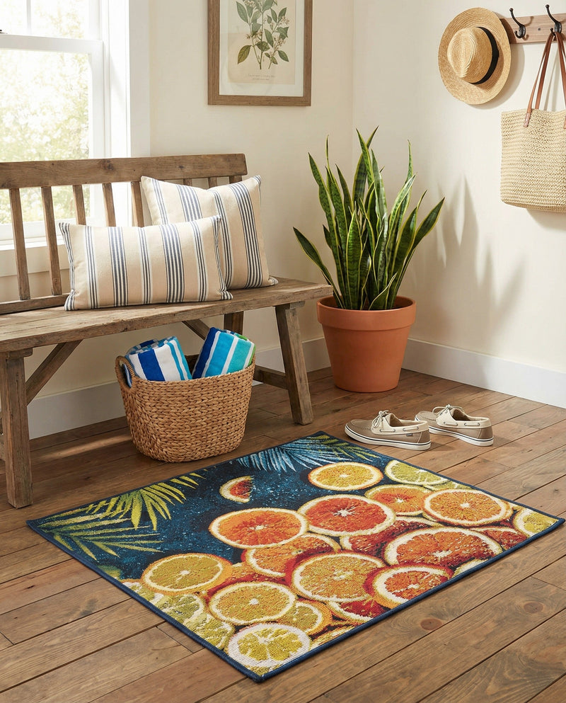 Seaside Haven Rugs Collection Area Rug -  Dunes Rectangle Multi  lifestyle 7