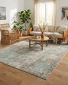 Lagoon Oasis Collection Area Rug -  Seagrass Rectangle Teal  lifestyle 38
