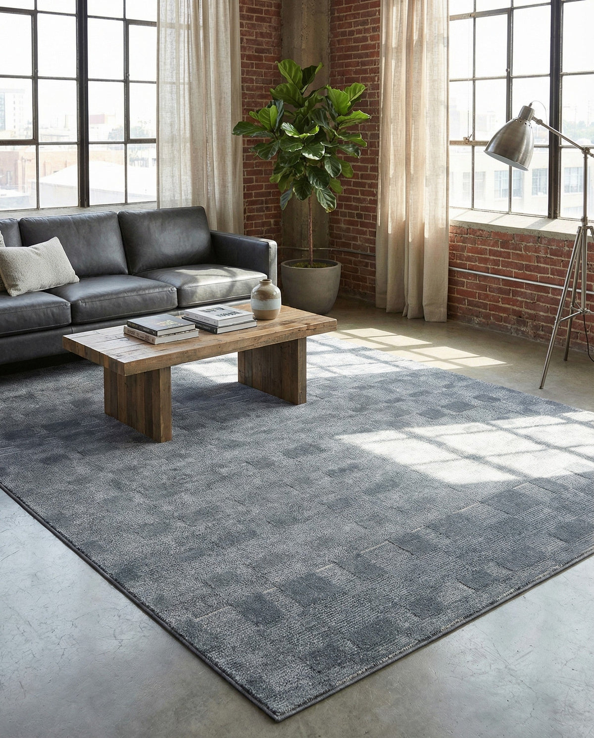 Haven Tapestry Collection Area Rug -  SereneCove Rectangle Serenity Blue  lifestyle 40