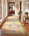 Baroque Era Collection Area Rug - Versailles (Tuscan Yellow) Runner Tuscan Yellow  lifestyle 25