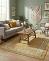 Soho Elegance Collection Area Rug -  Mercer (Yellow) Rectangle Yellow  lifestyle 21