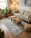 Riviera Elegance Collection Area Rug -  Grasse Rectangle Dark Gray  lifestyle 21