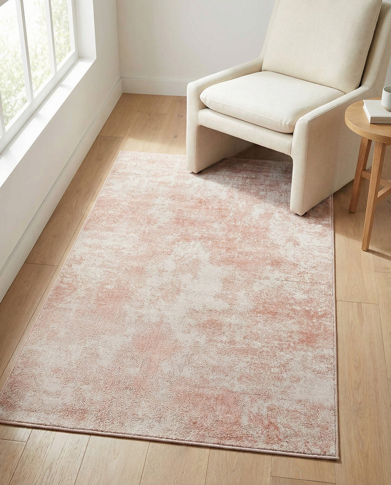 Luminara Sands Collection Area Rug - Elysium (Carnation Pink) Rectangle Carnation Pink  lifestyle 3