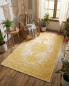 Dover Terrace Collection Area Rug - Marina (Yellow) Rectangle Yellow  lifestyle 20