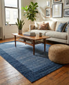 Studio Haven Collection Area Rug -  Conservatory (Navy Blue) Rectangle Navy Blue  lifestyle 3