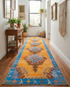 Heritage Elegance Collection Area Rug -  Winterthur (Orange) Runner Orange  lifestyle 66