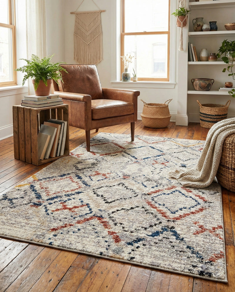 Santa Fe Trails Collection Area Rug - Canyon Rectangle Multi  lifestyle 17