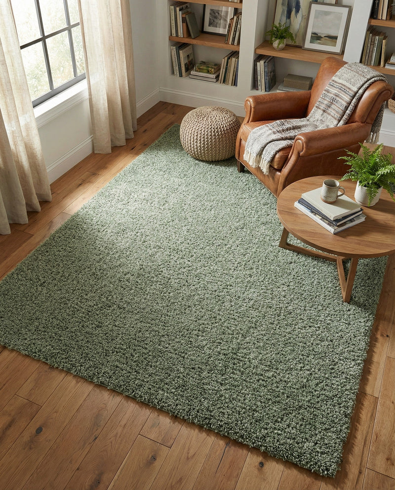 Alpine Plush Collection Area Rug -  Cortina (Sage) Rectangle Sage  lifestyle 15