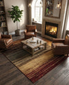 Bistro Lounge Collection Area Rug -  Cortado Rectangle Beige  lifestyle 12