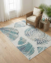 Seaside Haven Rugs Collection Area Rug -  Saltwater Rectangle Ivory  lifestyle 30