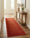 Horizon Collection Area Rug -  Apex (Rust Red) Runner Rust Red  lifestyle 48