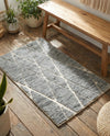 Sahara Berber Wool Collection Area Rug - Marrakesh Rectangle Silver Gray  lifestyle 32