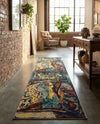 Autumnal Tapestry Collection Area Rug - Harvestville Runner Multi  lifestyle 73