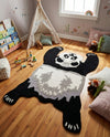 Whimsy Wonders Wool Collection Area Rug -  Mesa Rectangle Black and Gray  lifestyle 10