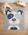 Wonder Tykes Collection Area Rug -  Magicgrove Square Blue and Gray  lifestyle 31