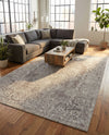 Cambridge Classics Collection Area Rug -  Magdalene (Gray) Rectangle Gray  lifestyle 11