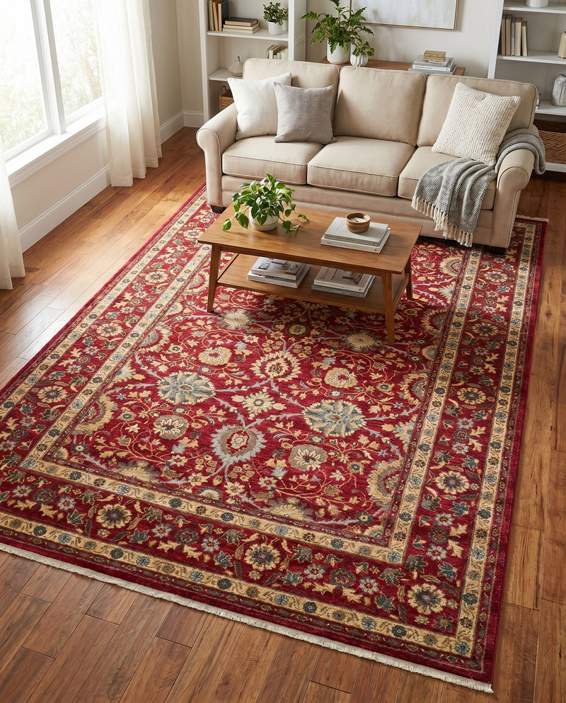 Chelsea Elegance Collection Area Rug -  Osterley Rectangle Red  lifestyle 67