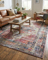Zahara Oasis Collection Area Rug -  Rabat Rectangle Yellow Pink  lifestyle 19