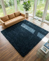 Eternal Plush Oasis Collection Area Rug -  Tranquility (Cobalt) Square Cobalt  lifestyle 36