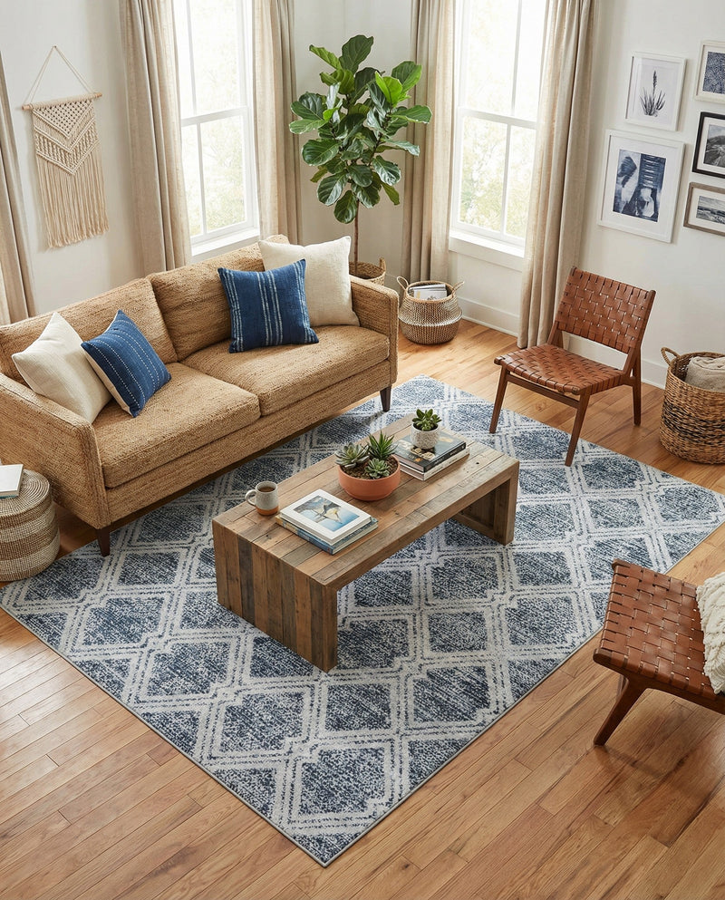 Aegean Elegance Washables Collection Area Rug -  Tinos Rectangle Ivory  lifestyle 62