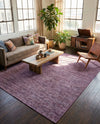 Sahara Essence Collection Area Rug - Oasis (Purple) Rectangle Purple  lifestyle 11