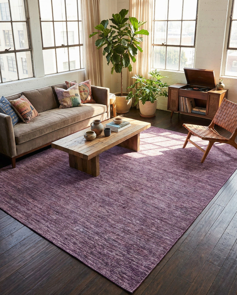 Sahara Essence Collection Area Rug - Oasis (Purple) Rectangle Purple  lifestyle 11