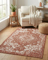 Urban Oasis Rugs Collection Area Rug -  Penthouse (Rust Red) Rectangle Rust Red  lifestyle 27