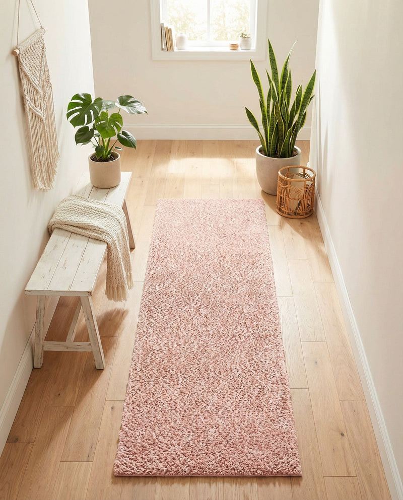 Alpine Plush Collection Area Rug -  Cortina (Dusty Rose) Runner Dusty Rose  lifestyle 44