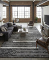Cathedral Elegance Collection Area Rug - Chapel Rectangle Black  lifestyle 27
