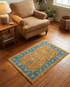 Casablanca Tapestry Collection Area Rug -  Marrakech (Sunshine Yellow) Rectangle Sunshine Yellow  lifestyle 14