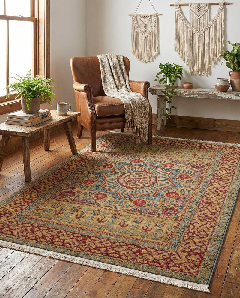 Ottoman Elegance Collection Area Rug -  Cappadocia Rectangle Light Blue  lifestyle 62