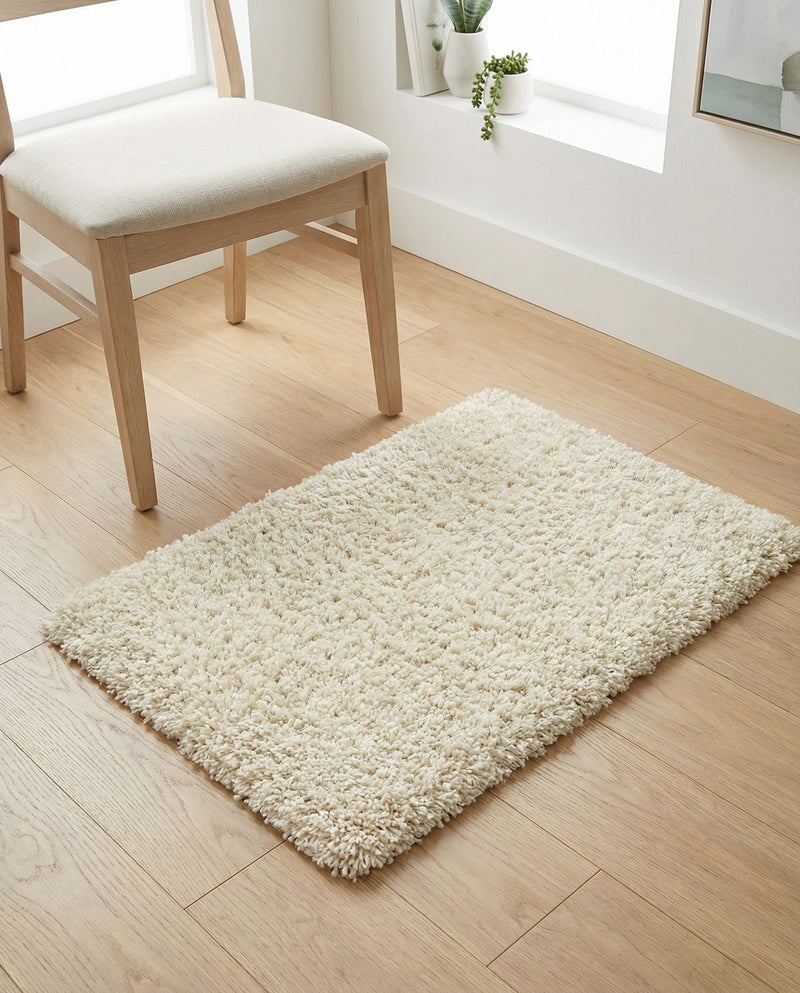 Eternal Plush Oasis Collection Area Rug -  Tranquility (Pearl) Rectangle Pearl  lifestyle 29