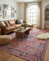 Zahara Oasis Collection Area Rug -  Essaouira Rectangle Rust Red  lifestyle 8